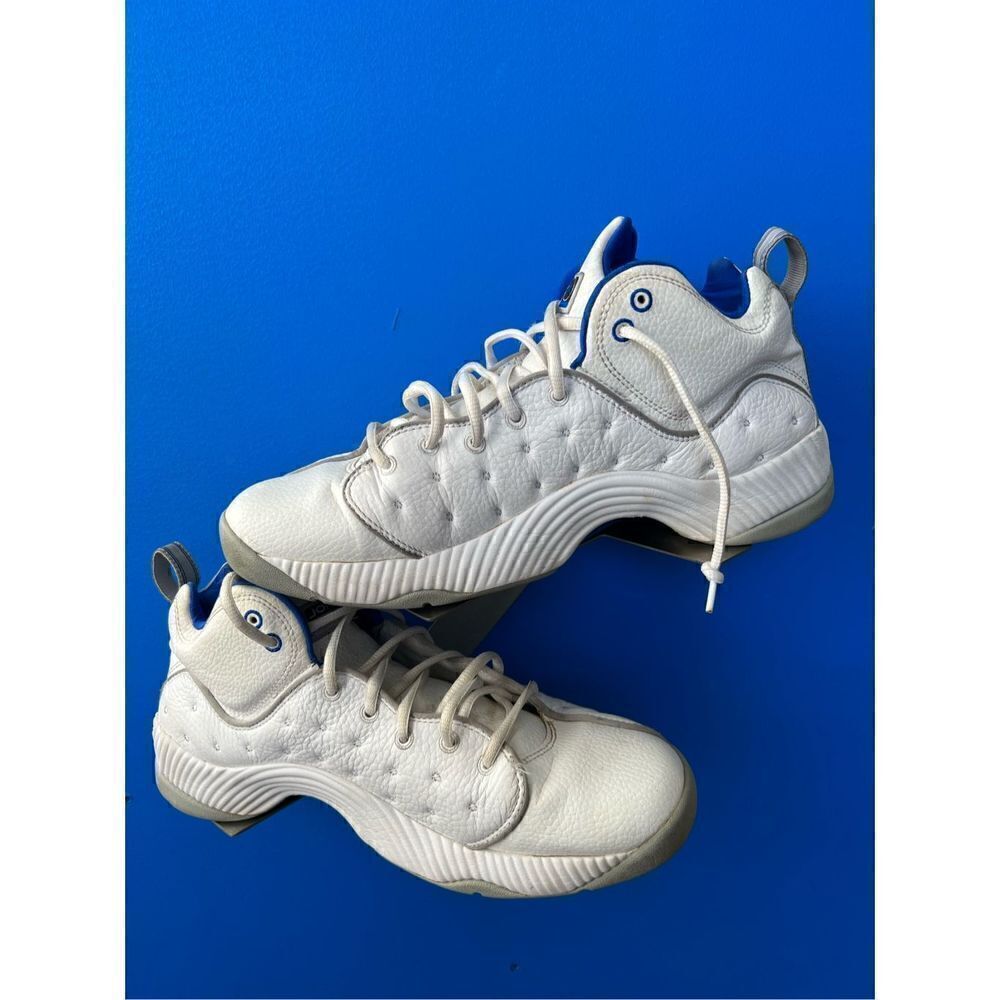 Nike Air Jordan Jumpman Team II White Hyper Royal Blue Shoe Men Sz 10.5. 819175- - Picture 4 of 7